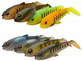 Spiningavimo masalų rinkinys Savage Gear Craft Cannibal Paddletail mix 8,5cm 7g 4vnt