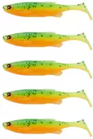 Guminukų rinkinys Savage Gear Fat Minnow T-Tail 5pcs 13cm 20g