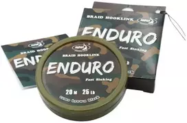 Valas pavadėliams Katran Enduro Braided hook links 20m