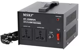 Extra Digital Įtampos transformatorius 110VAC-220VAC/ 220VAC-110VAC, 1500VA