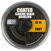 Valas pavadėliams Asso Coated Sinking Hooklink Soft 10m