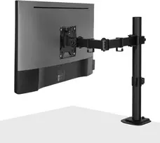 Monitorių Laikiklis - LINDY Viengubas Reguliuojamas Ekranų Tvirtinimas, Monitoriaus Laikiklis 13-32", 8kg, Juodas