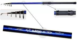 AKARA Meškerė LB Fish2Fish RAPID Long Mėlyna ilgis 600 cm, testas 10 -40 g