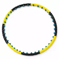 Wozinsky WHH-110 Hula Hoop masažuoklis su mazgeliais - Juodas ir Geltona