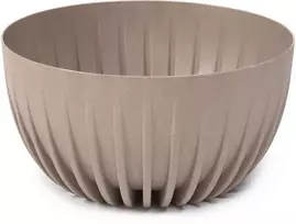 Gėlių vazonas Lamela Mira 934-85, plastikinis, šviesiai rudas