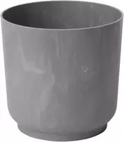 FORM PLASTIC Gėlių vazono forma plastikinė SATINA 4284-081, plastikinė, pilka