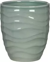 Gėlių vazonas Scheurich 69673, keraminis, žalias