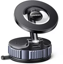 Ugreen Automobilinis magnetinis telefono laikiklis su siurbtuku, juodas