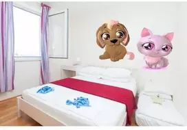 Lipdukas vaikams "Šuniukas ir katinas"
