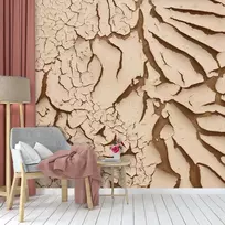 Fototapetai - Suskilinėjęs sienos raštas