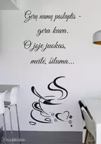 Sienų lipdukas "Gerų namų paslaptis"