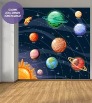Fototapetai - Saulės sistema. Planetos