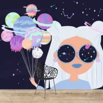 Fototapetai - Planetų puokštė (BLURRY)