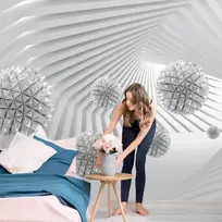 Fototapetai - Origami burbulai