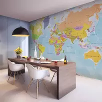 Fototapetai - Pasaulio atlasas Lietuvių kalba