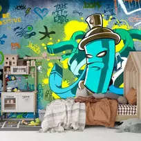 Fototapetai - Spalvotas grafitis