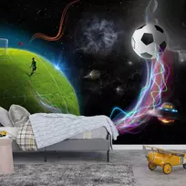 Fototapetai - Futbolo nuotykiai kosmose