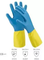 Neopreninės - lateksinės pirštinės 32cm (12 porų) - M