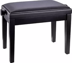 Konig & Meyer Pianino kėdė K&M 13923 juoda matinė, dirbtinė oda