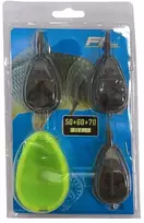 Šeryklų komplektas FL Method Feeder 50+60+70g
