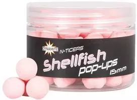 Boiliai Dynamite Baits N-Ticers Fluro Pop-ups 15mm - Shellfish