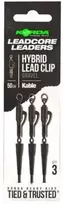 Karpinė sistemėlė Korda Kable Leadcore Leader Hybrid Lead C lip Gravel 50cm