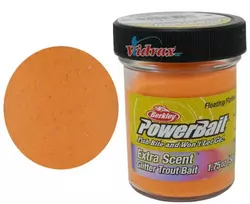 Pasta upėtakiams Berkley Powerbait Glitter 50g - Fluo Oranžinis