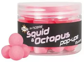 Boiliai Dynamite Baits N-Ticers Fluro Pop Ups 12mm - Squid & Octopus