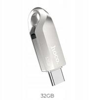 USB laikmena USB 3.0 / USB-C 32GB greito perdavimo raktas Hoko Sidabrinis iki 150MB/s