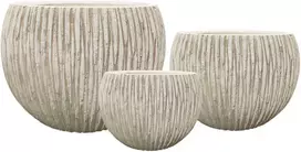 Mondex Since 1986 HEVRA Komplet 3 osłonek 53x53x45/40x40x33,5/29x29x27cm