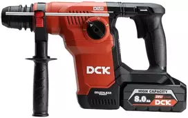Akumuliatorinis bešepetėlinis perforatorius SDS+, 3,6J, 20V, KRH20V-28R2K, DCK (2x8,0Ah akumuliatorius, įkroviklis)