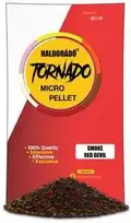 Peletės Haldorado Tornado Smoke Micro Pellet 2/3mm - Raudona Devil