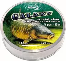 „Shockleader Katran Galaxy Crystal Clear“ 0,28–57 mm (5 vnt.)