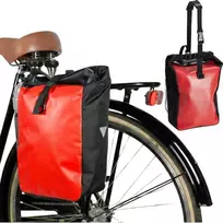 Dviračio galinis krepšys 13,5 l raudonas XQMAX PRO
