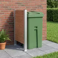 Atliekų konteinerio tvora Ruda 85 x 12 x 115 cm Alavas ir WPC