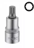 Force Dvylikakampis-galvutė Spline M6 1/2"