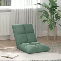 Reguliuojamas grindų fotelis Jūrinė žalia Aksomas