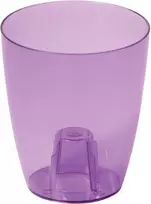 Prosperplast Vazonas orchidėjoms Coubi 18x16cm, 2.4L, skaidrus violetinis