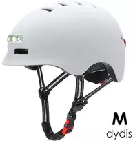 Beaster Scooter Šalmas Beaster BS02HWM, M dydis, baltas, su LED lemputėmis
