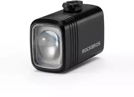 Rockbros M6 1000 lm priekinis įkraunamas dviračio žibintas 2800 mAh - juodas