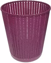 Besk Popierinė šiukšliadėžė plastikinė 10L Ruuby, t.raudona