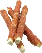 Real Dog SNACKS Žaliaminės odos ritinys su triušiena 25cm 500g