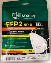 Bikuvalt Baltic Masks BALTIJOS KAUKĖS BM-026 Respiratoriai FFP2, (10vnt)