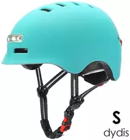 Beaster Scooter Šalmas Beaster BS02HBUS, S dydis, mėlynas, su LED lemputėmis