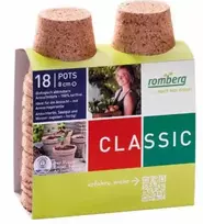 Romberg Apvalūs kokoso pluošto vazonai daigams D8cm/18 vnt.