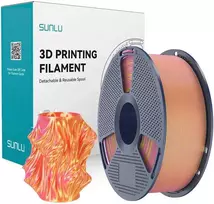 Sunlu PLA+ Silk Dual Color Filament (Rožinė and Gold)