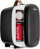 Enventor mini šaldytuvas 4 l, termoelektrinė nešiojama šaldyklė ir šildytuvas, juodas, AC/12 V, MFA-5 l-G1