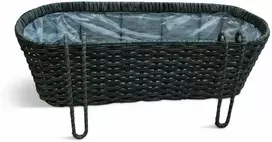 Lumarko POT PLAST BALCONY MELISSA D50 H17.5 D.BR