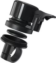 Majesticline Bell with tracker Majestic for bicycle juodos spalvos
