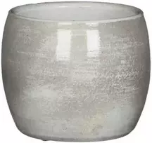 Edelman Keramikinis vazonas šviesiai pilkas 12x14cm Elegant Classic Round